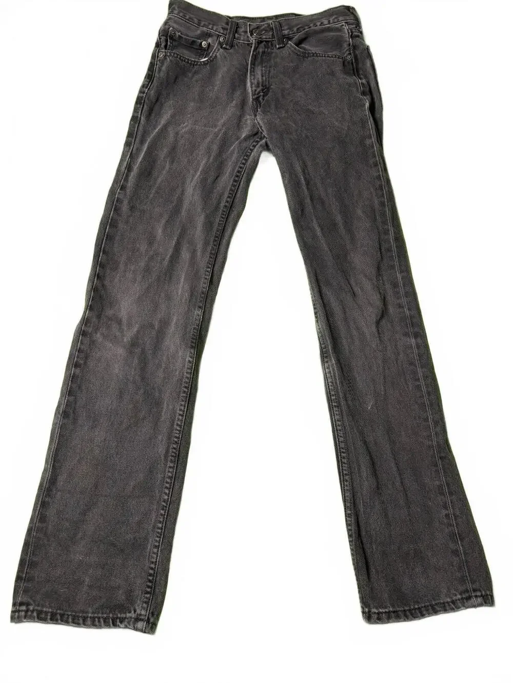 Levi's 505 Men's Black Straight Leg Jeans Size 29x34